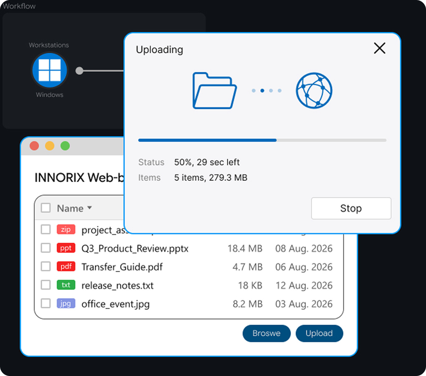 Web Upload & Download
