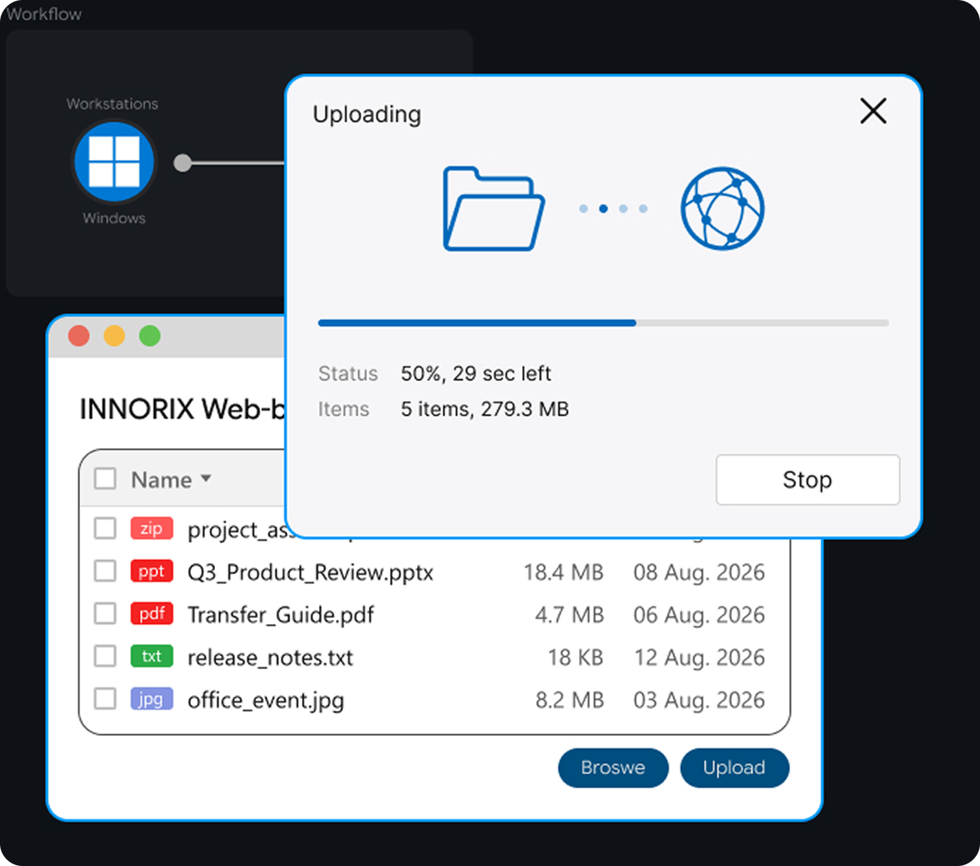 Web Upload & Download
