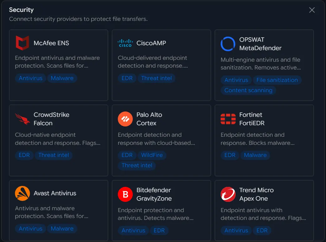 Setting an integration up and managing it